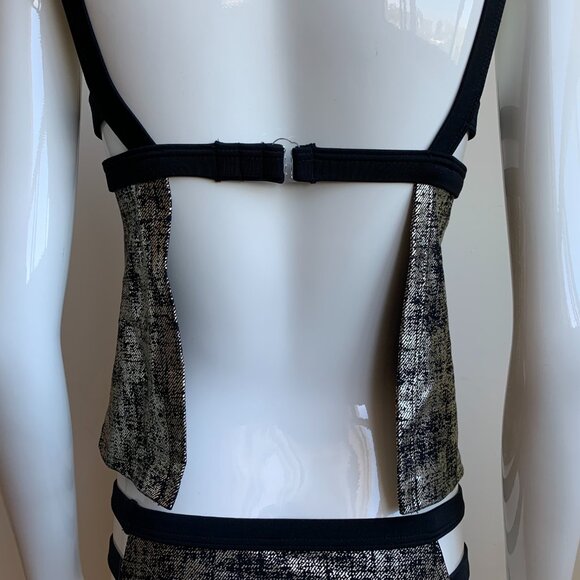 Hula Honey push up apron back foil tankini top - Picture 11 of 11